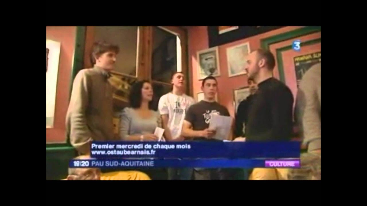 Cantèra (chants béarnais) à Pau France 3 Aquitaine
