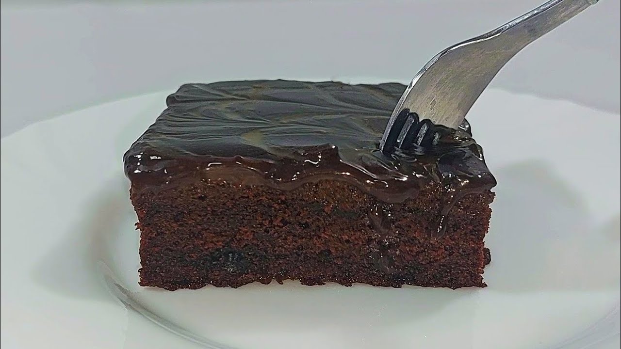 جاتوه الخلاط السريع ❗️ ببيضه واحده وربع كوب زيت ❗️ سهل وبسيط  بصوص رهيب بدون شيكولاته نهائى