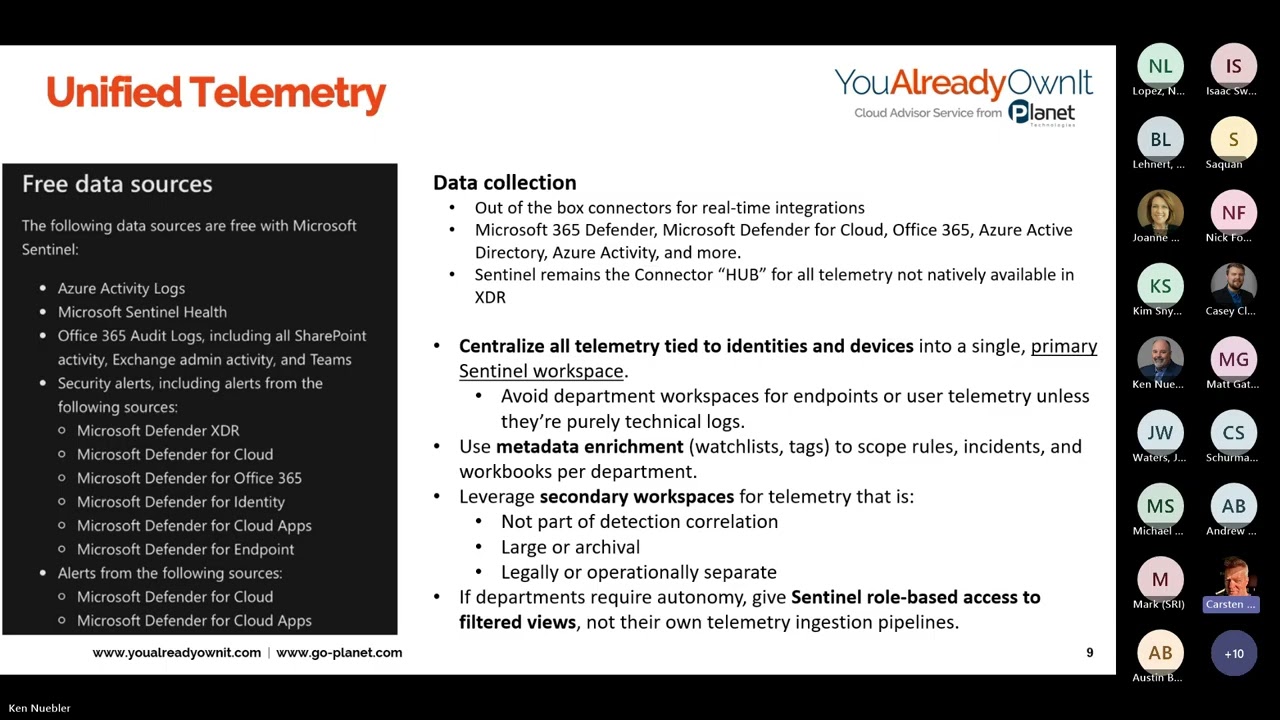XDR and Sentinel A Roadmap to Unified Security Operations -YouAlreadyOwnIt Office Hours July 2025