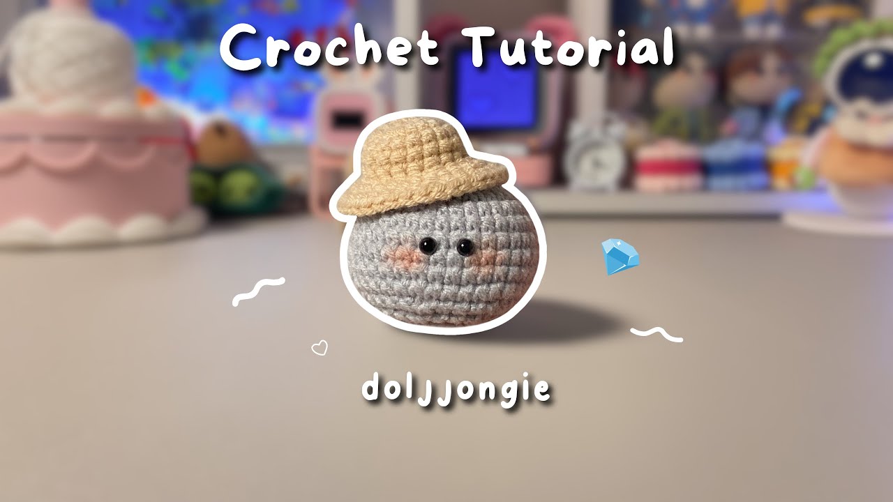 💎 Crochet Doljjongie Seventeen ⟡ Tutorial Crochet For Beginners ⟡ How to crochet amigurumi kpop