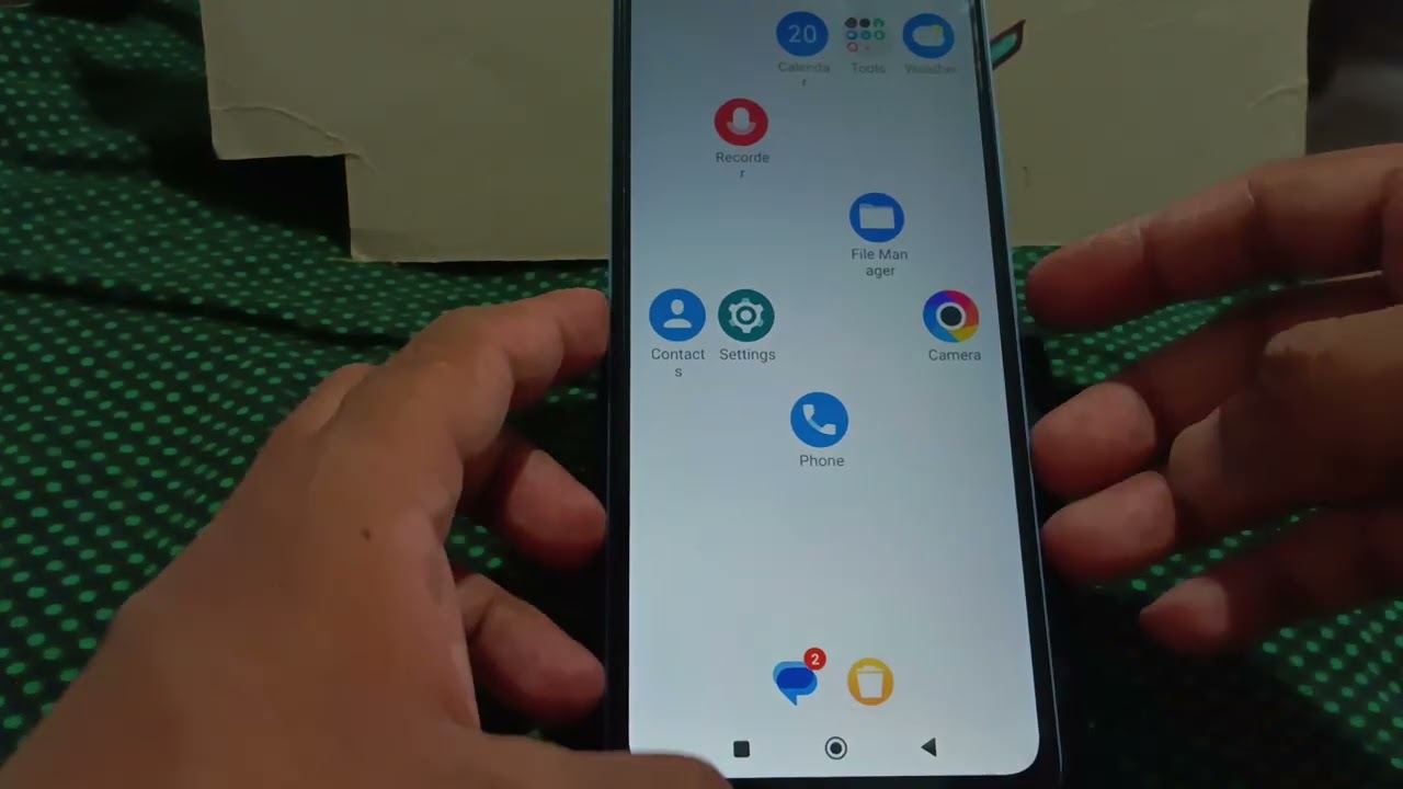 how to open camera using power and home button in poco c55