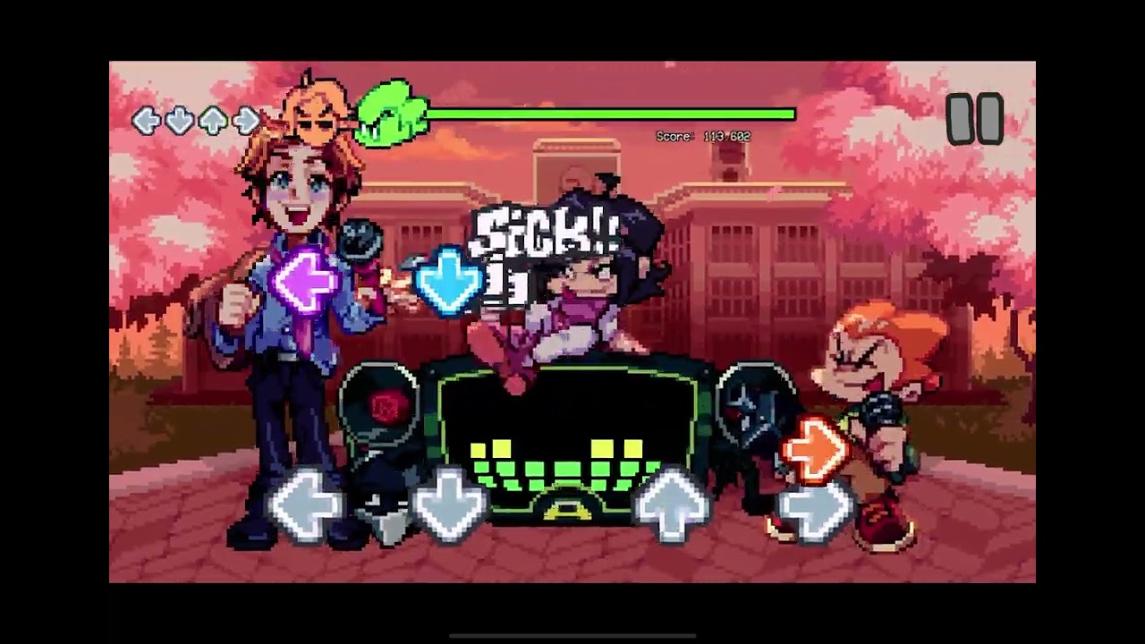 [FNF]Senpai HARD MODE 97%(PICO MIX)