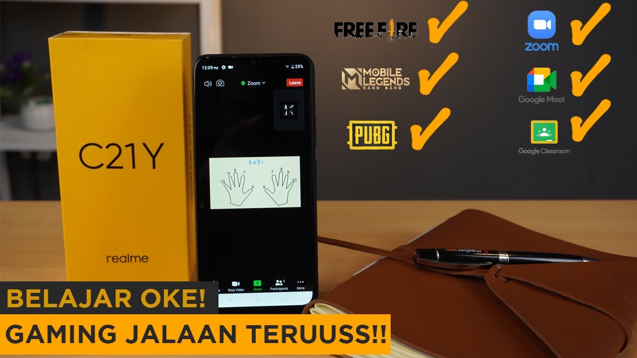HP sekolah Online TERBAIK dengan performa GAMING!? Review realme C21Y