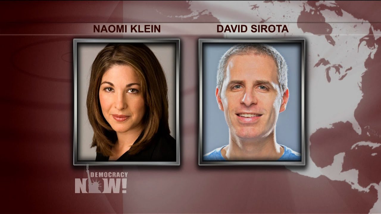 Naomi Klein, David Sirota Win Izzy Award for Achievement in Independent Media