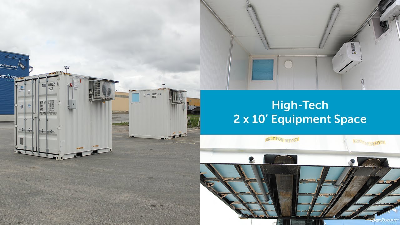 High tech 2 x 10 equipment storage walkthrough