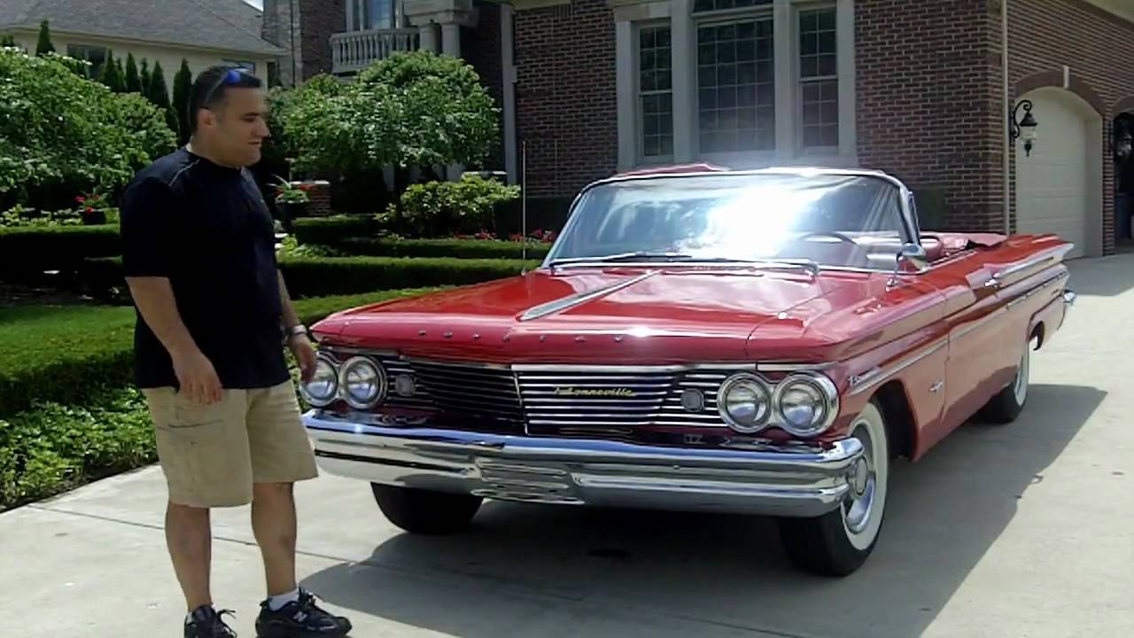 1960 Pontiac Bonneville Convertible Classic Muscle Car for Sale in MI Vanguard Motor Sales
