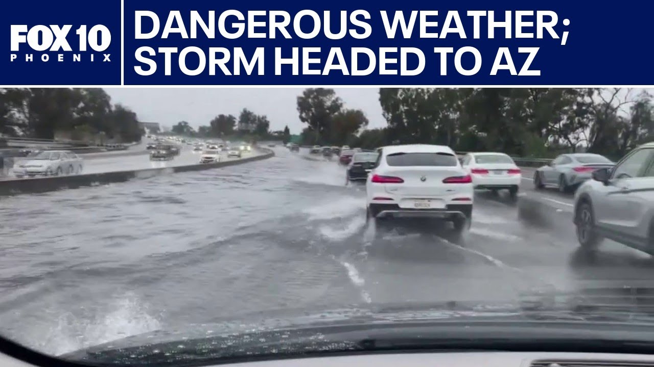 Los Angeles flooding, Sierra Nevada snow: Major storm system moves toward Arizona | FOX 10 Phoenix