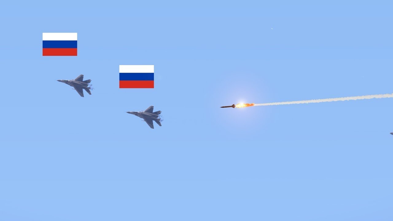 Amazing! Russian MiG-29 attacked by Ukrainian air defense system
