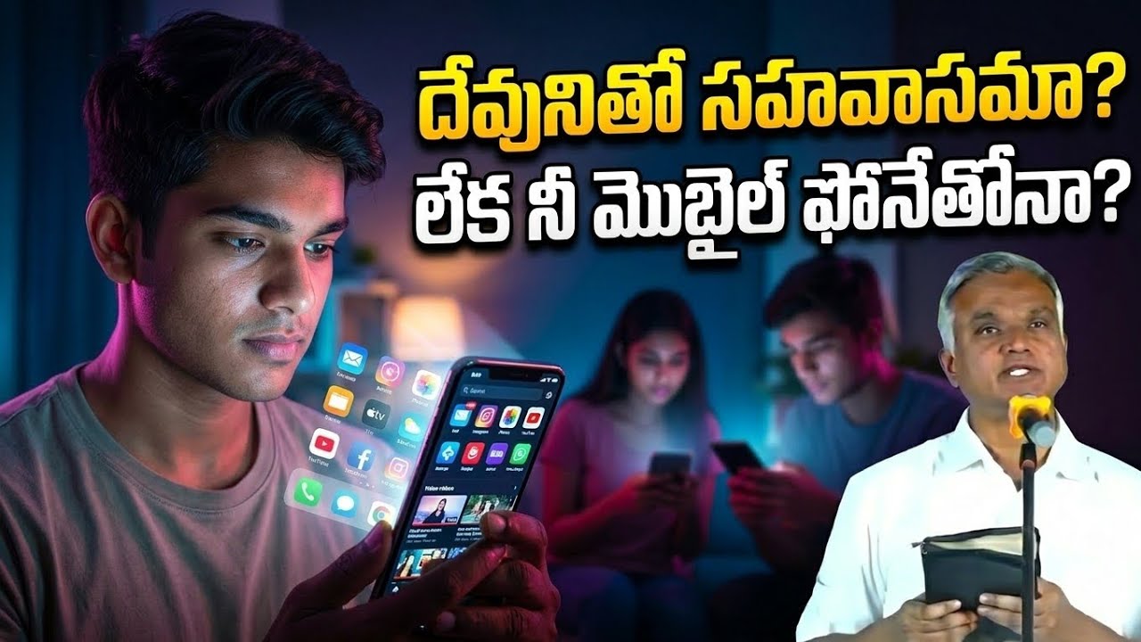 దేవునితో సహవాసమా లేక నీ మొబైల్ ఫోన్ తోనా || Bro. Jayaraj short message 