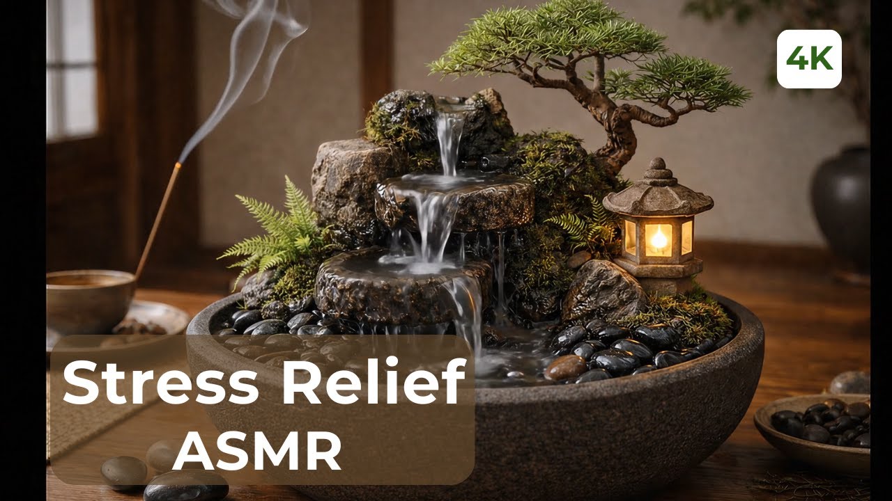 Soothing Water Feature ASMR | Create Your Own Zen Sanctuary #asmr