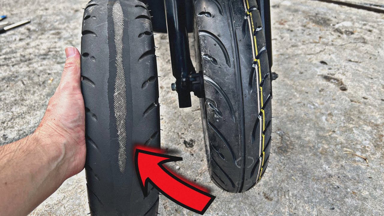 TROCANDO OS PNEUS DA SCOOTER YAMAHA ZR 50cc SA39J