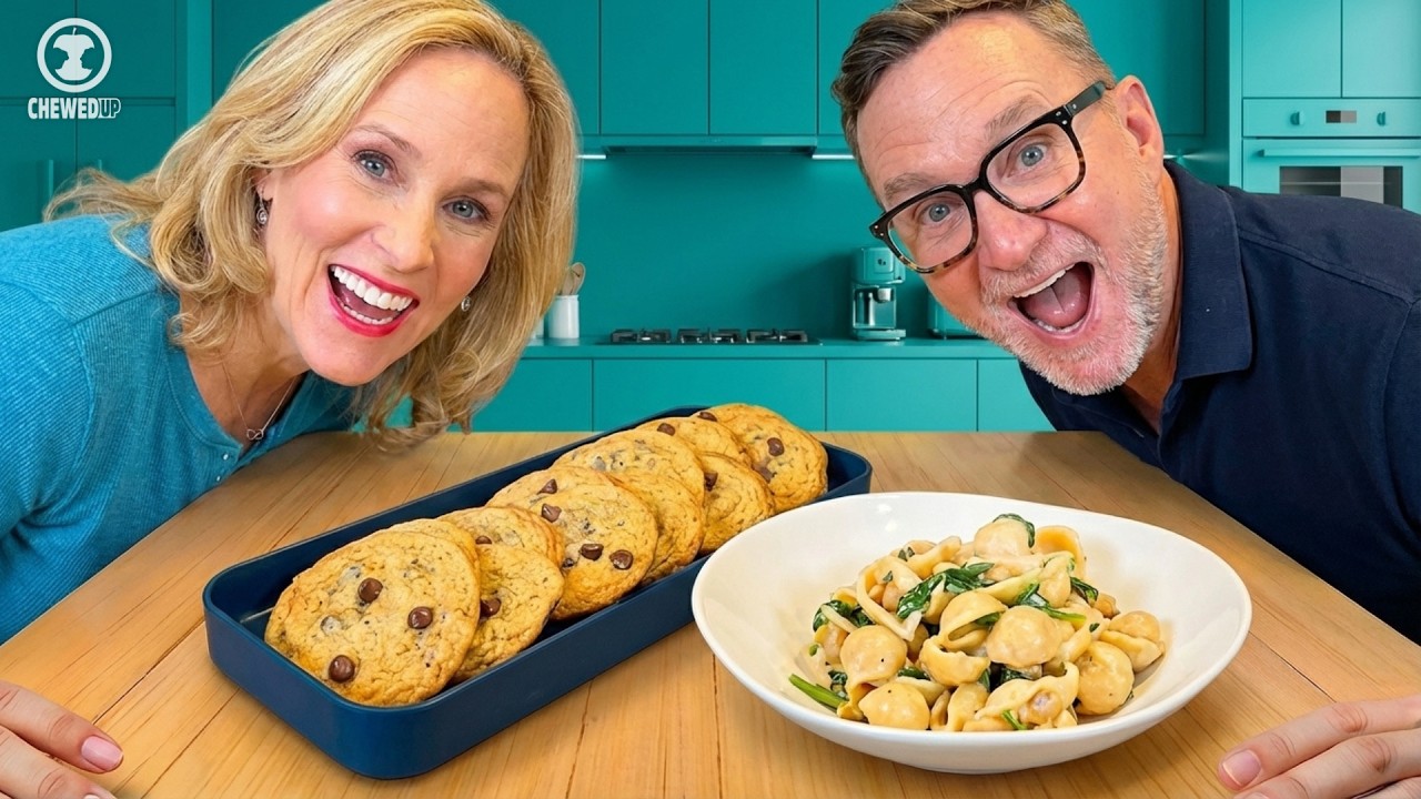 The Bean Week finale nobody saw coming | Chickpea Pasta, Chocolate Chip Cookies, and a Composer
