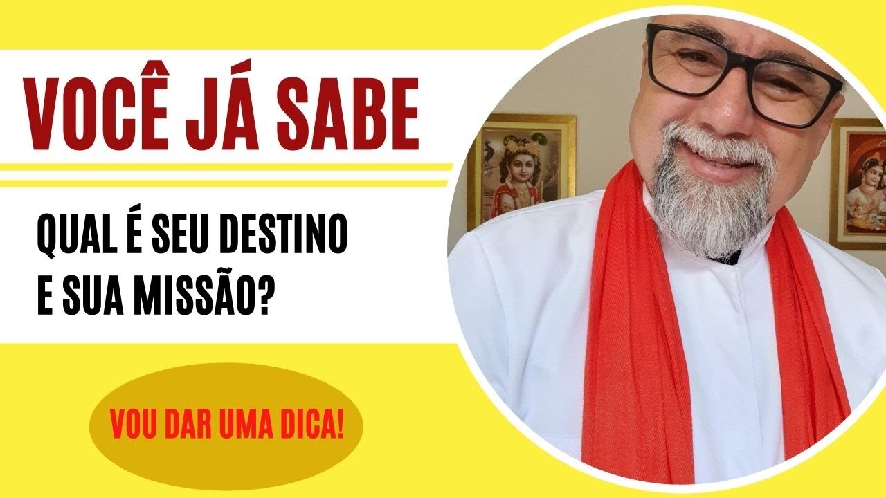 UMA DICA INTERESSANTE PARA VOCÊ DESCOBRIR SUA MISSÃO DE VIDA