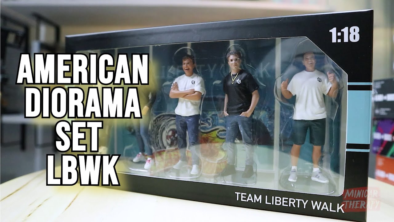 TEAM LIBERTY WALK, FIGURE AMERICAN DIORAMA LIBERTY WALK EDITION