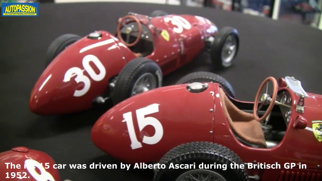 4x Ferrari Tipo 500 F2 Long & Short Nose 1952 & 1953 by Exoto 1/18