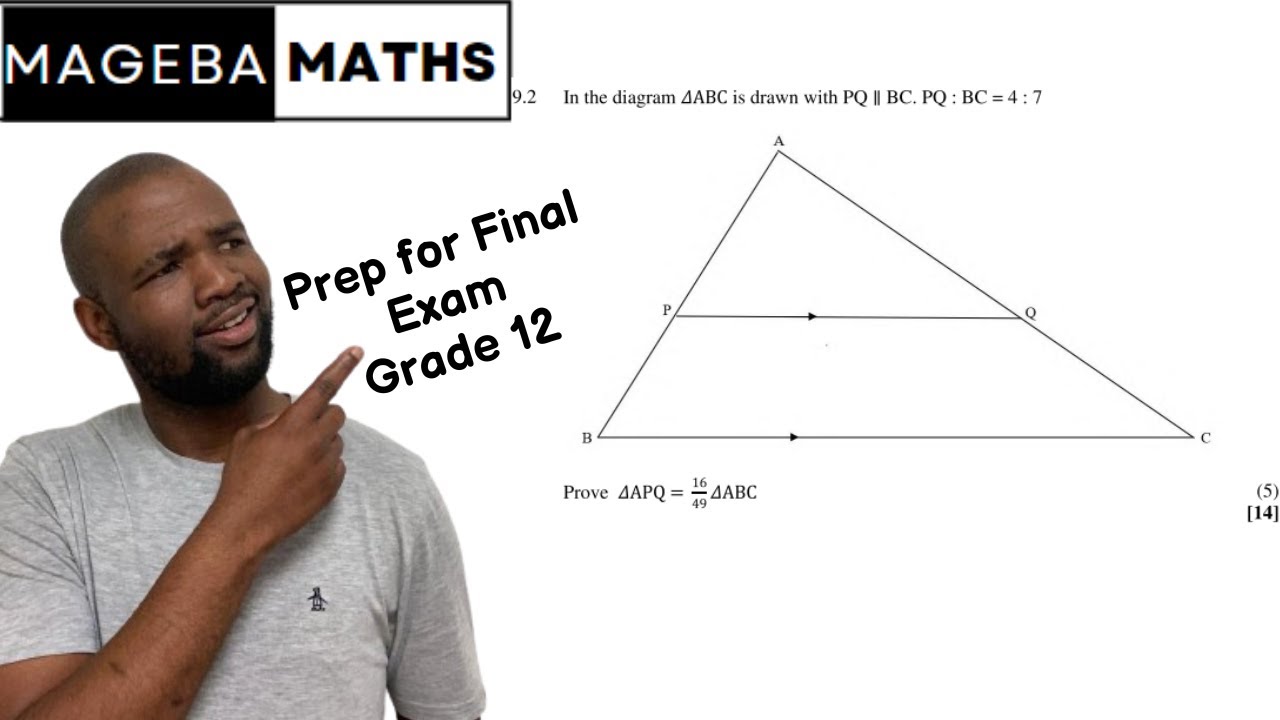 Question 9.2 | Free State 2024 Sept | Grade 12 | Mathematics | Euclidean Geometry