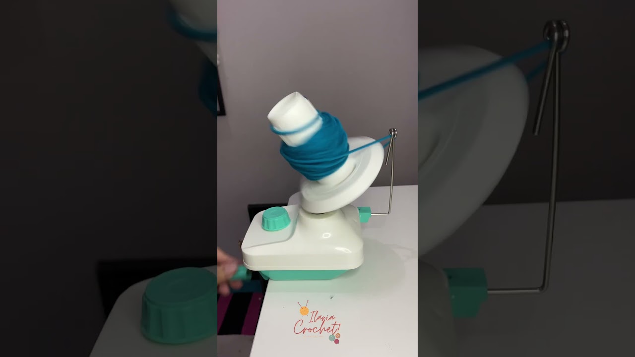Tutorial pemakaian wool winder #woolwinder #crochetyarn 😆