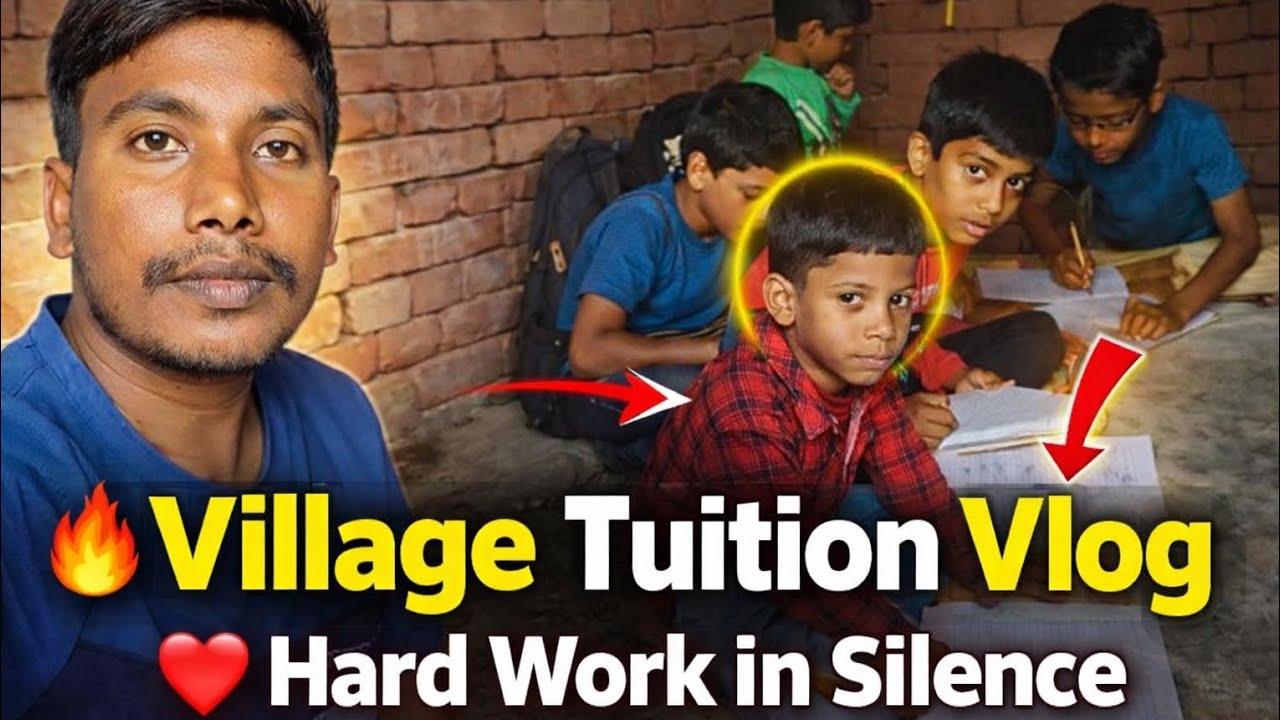 Village Tuition Vlog | Hard Work in Silence 📚✨ | Mahan Group | #vlog #viral #mahangroup 