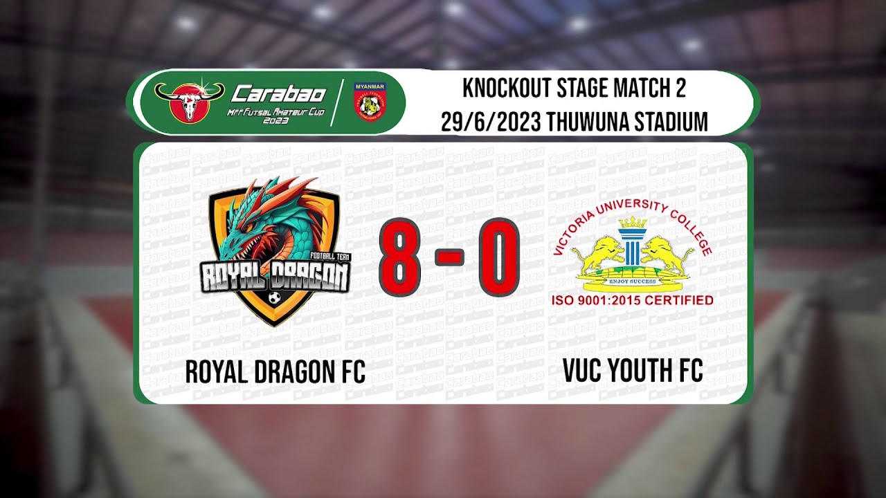 MFF Carabao Futsal Amateur Cup 2023 Knock-Out Stage Match 2Royal Dragon FC 8 - 0 VUC Youth FC