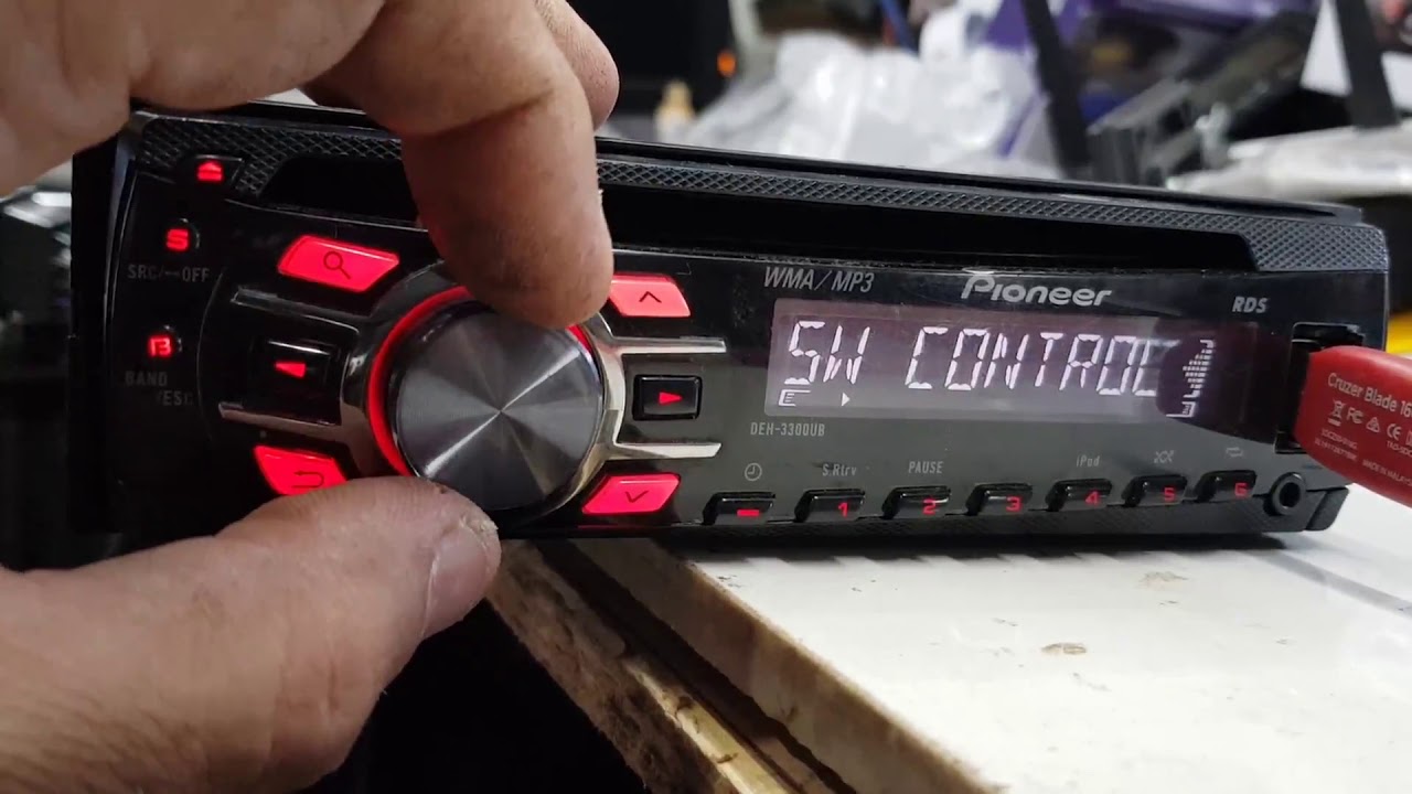 PIONEER CONFIGURAÇÕES INICIAIS COMO DESLIGAR FRENTE RADIO  DEMO (DEH3300UB)