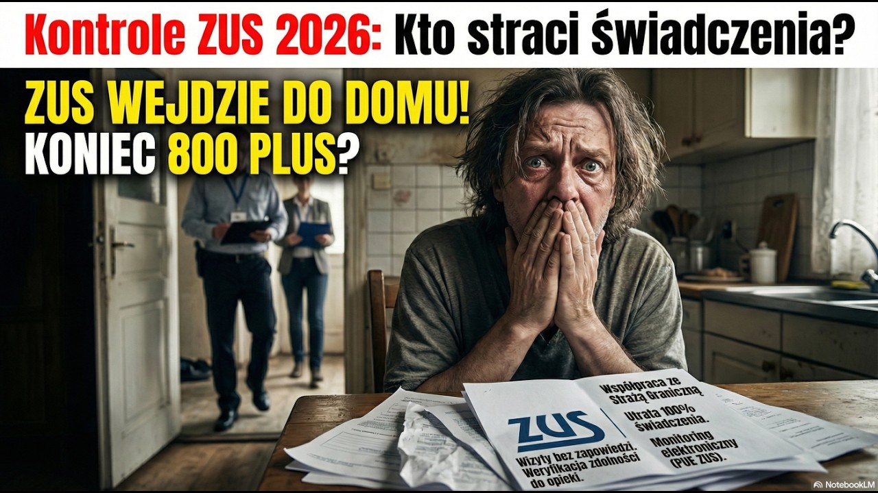 ZUS wejdzie Ci do domu i sprawdzi z kim mieszkasz!? 🏠 Nowe prawo 2026. Uwaga na kontrole!