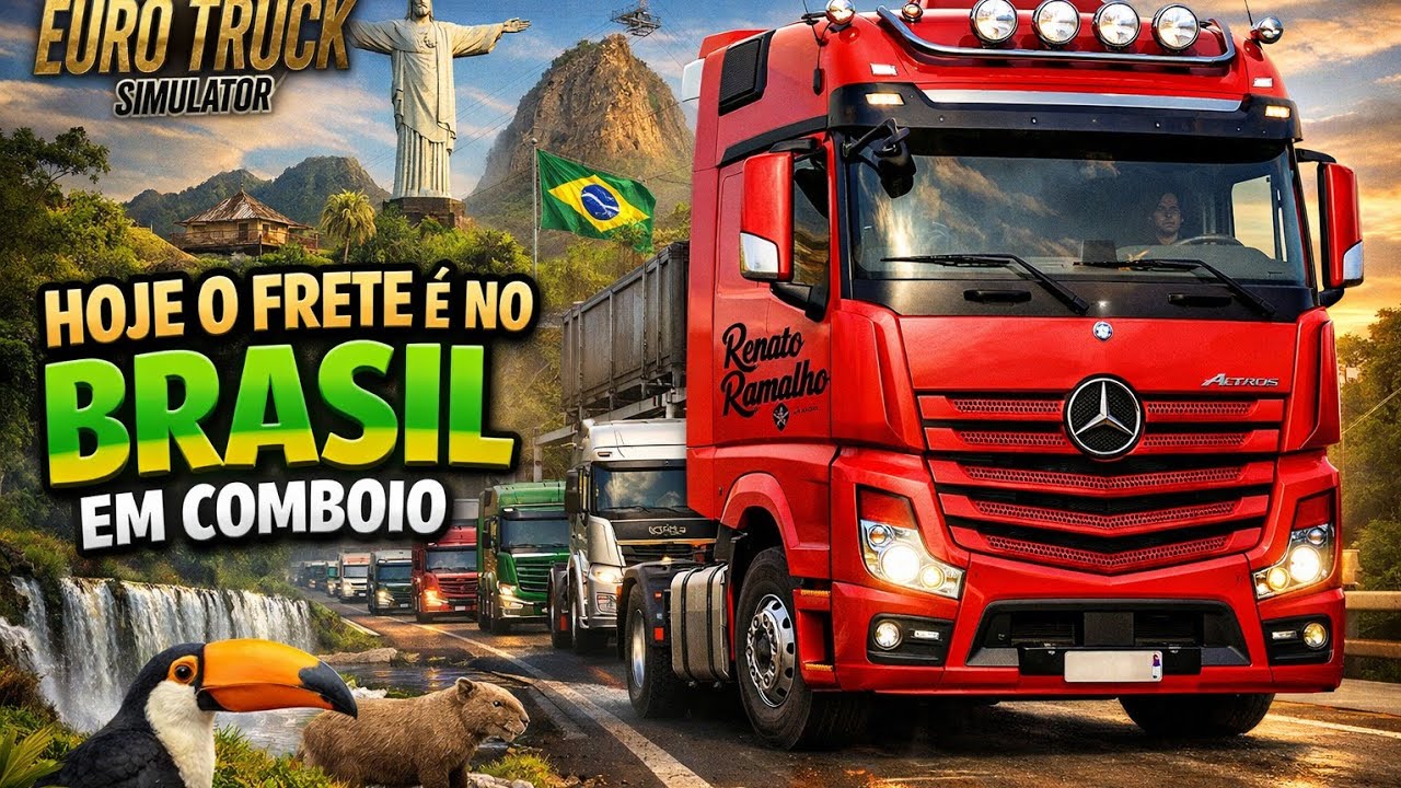 Frete em comboio no Brasil - ETS2