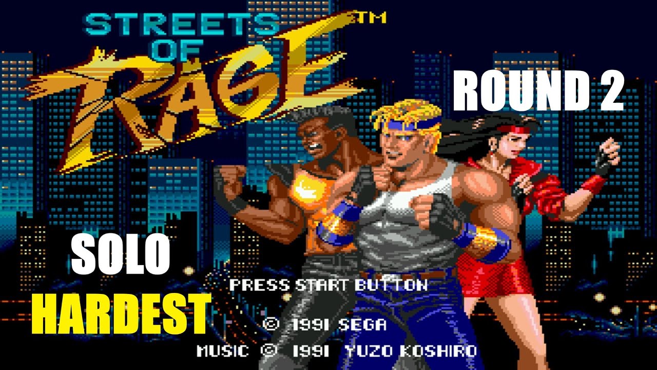 Streets Of Rage Round 2 Inner City (Hardest)