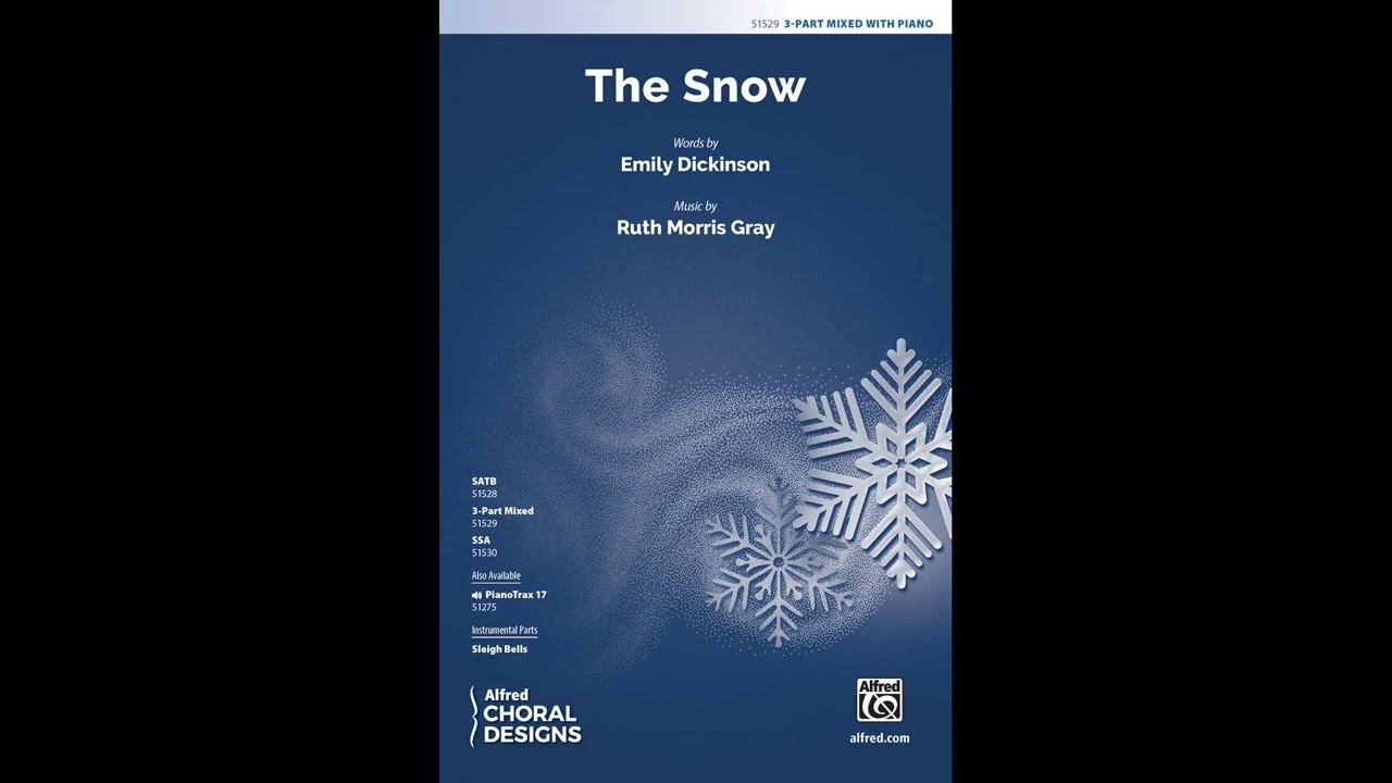 The Snow (3-Part Mixed) by Ruth Morris Gray – Score & Sound