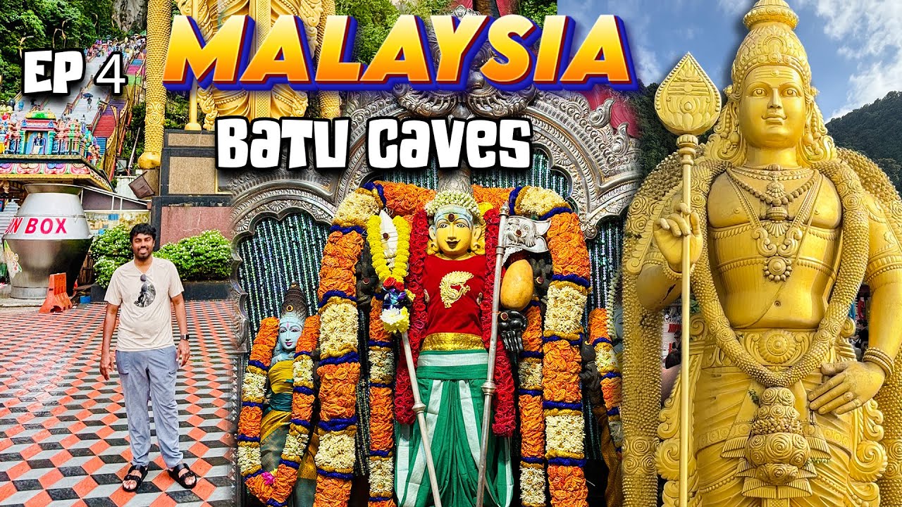 தூக்கி விடப்பா முருகா 🙏🏻 Exploring Batu Caves Murugan Temple ❤️ Got Very Emotional 🥹 -  Epi 4 