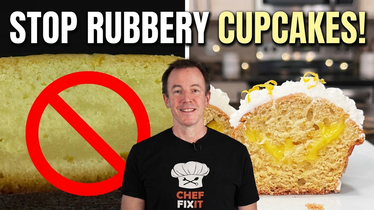 How I Saved My Meyer Lemon Curd Filled Cupcakes (Gluten Free)