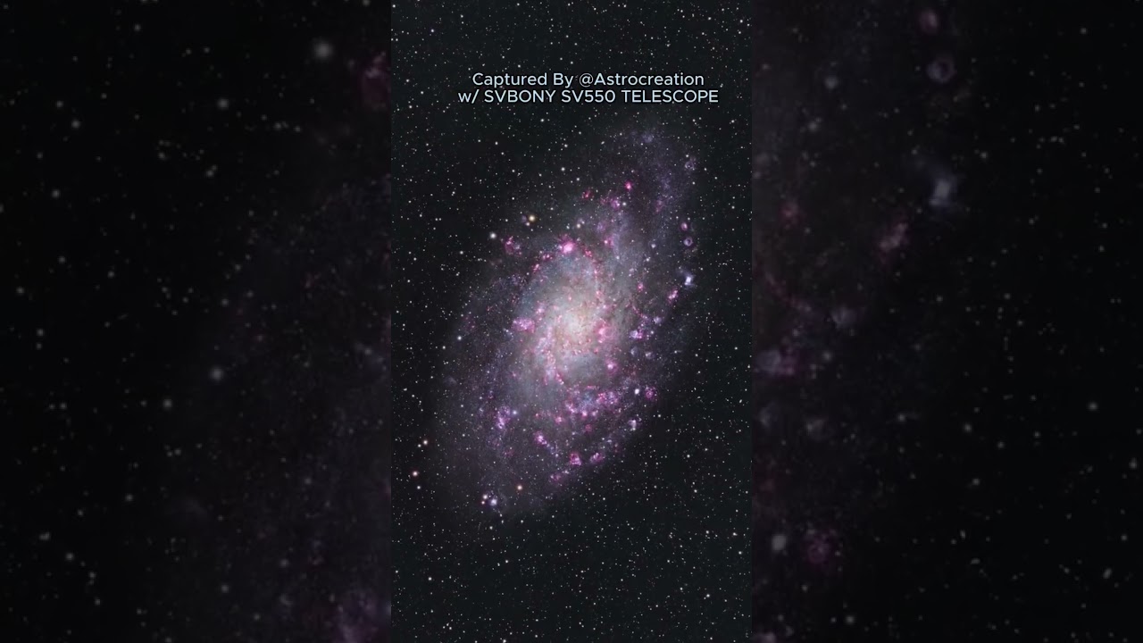 M33 Galaxy 211 hours exposure time captured by @AstroCreation with Svbony SV550 122mm telescope