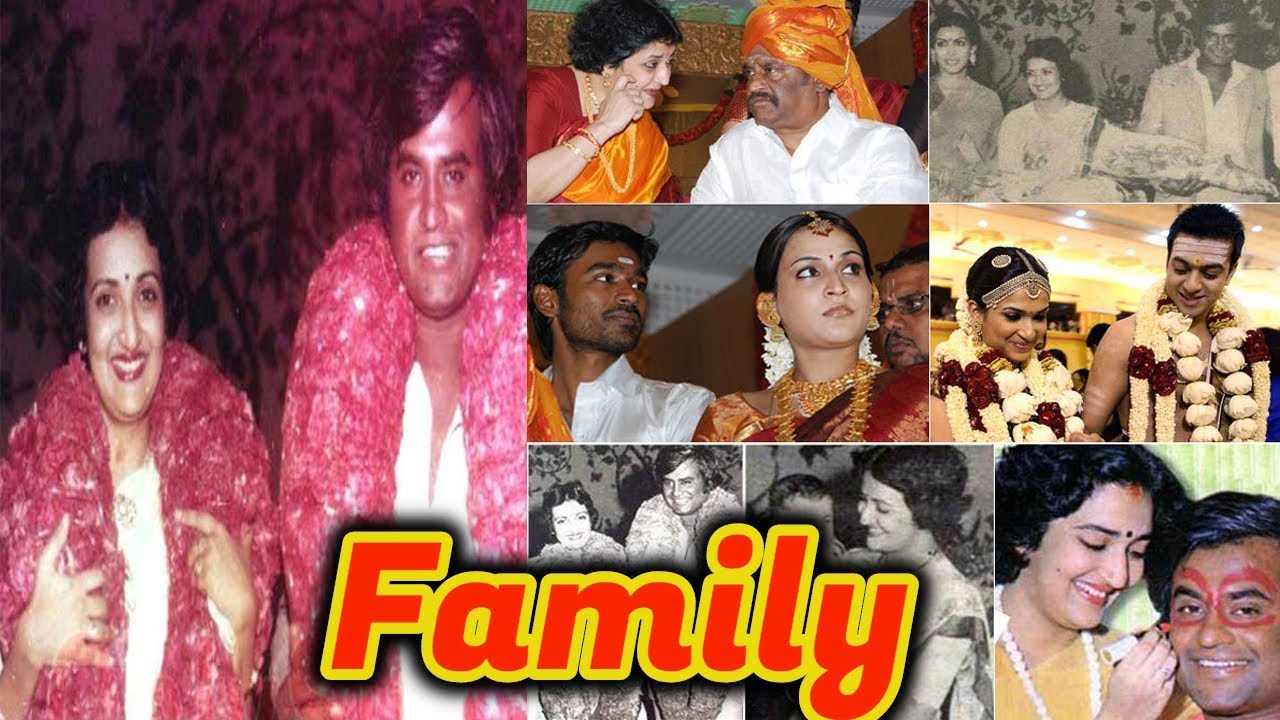 Superstar Rajinikanth Family Photos - Rajinikanth Family Unseen Pics With Wife, Daughters