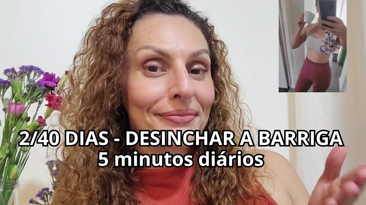 5 MINUTOS para DESINCHAR A BARRIGA | Dia 2/40