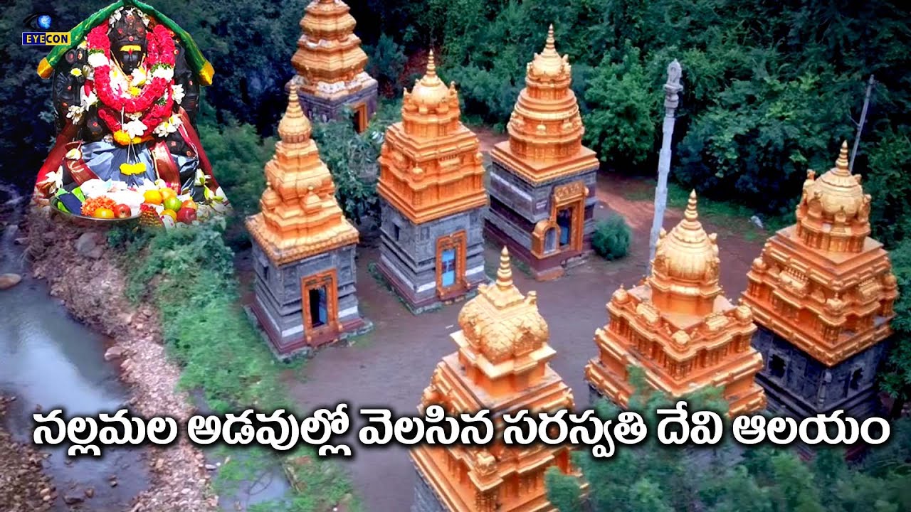 నల్లమల అడవుల్లో వెలసిన సరస్వతి దేవి ఆలయం | Kolanu Bharathi Temple,Andhra Pradesh,Nallamala Forest