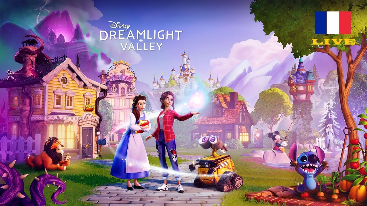 Live FR: Disney Dreamlight Valley, quand Animal Crossing rencontre Disney🦝🤩