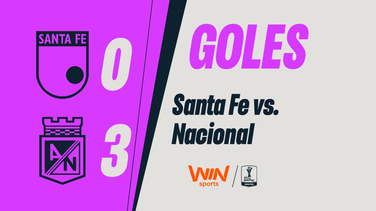 Santa Fe vs. Nacional (goles) | Liga Femenina BetPlay Dimayor 2026 | Fecha 2