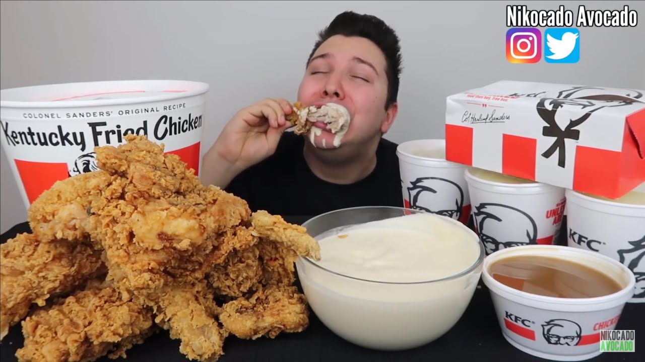 mukbangers dipping their food in way too much sauce for 6 minutes straight