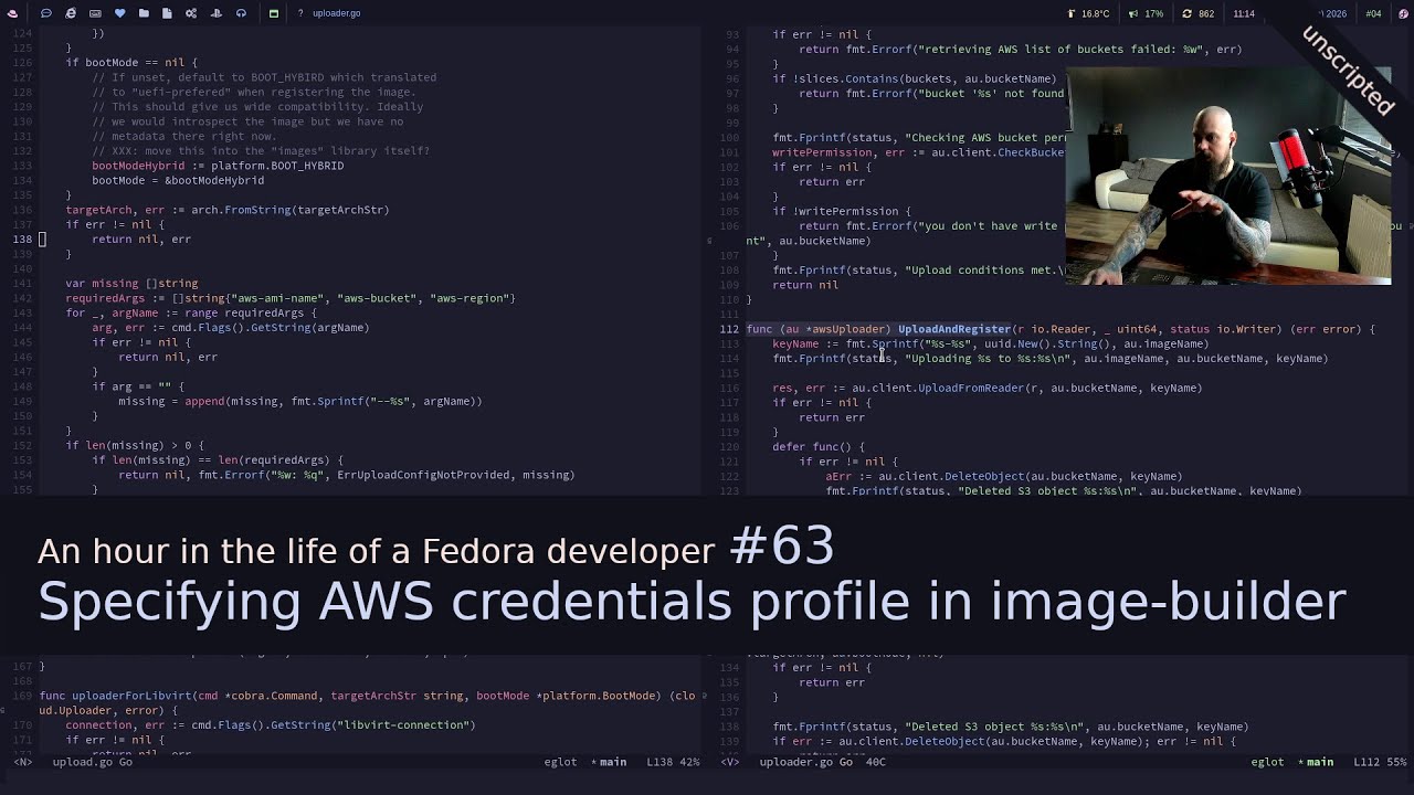 An hour in the life of a Fedora developer #63