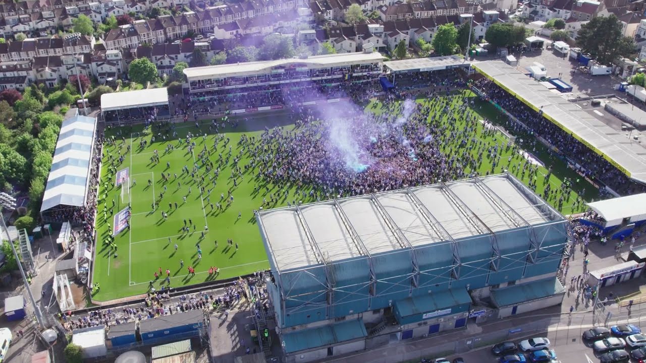 BRISTOL ROVERS PROMOTION TO LEAGUE ONE | Bristol Rovers 7-0 Scunthorpe - 7th goal and final whistle