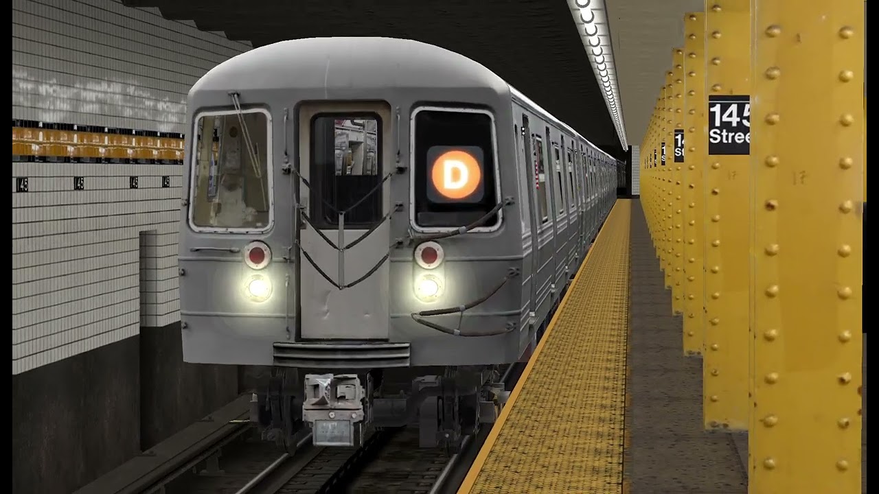 R-68 (D) Train arriving 