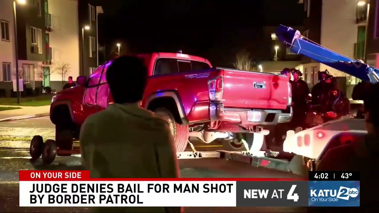 Judge denies bail for Portland man who allegedly rammed CBP vehicle, shot by federal agent