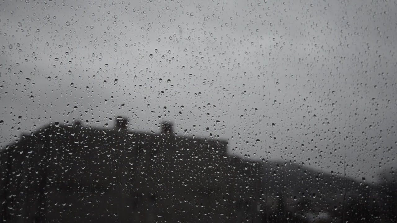 Deep relax, sleep and stress relief with rain on window with gentle thunder behind (200+ minutes).