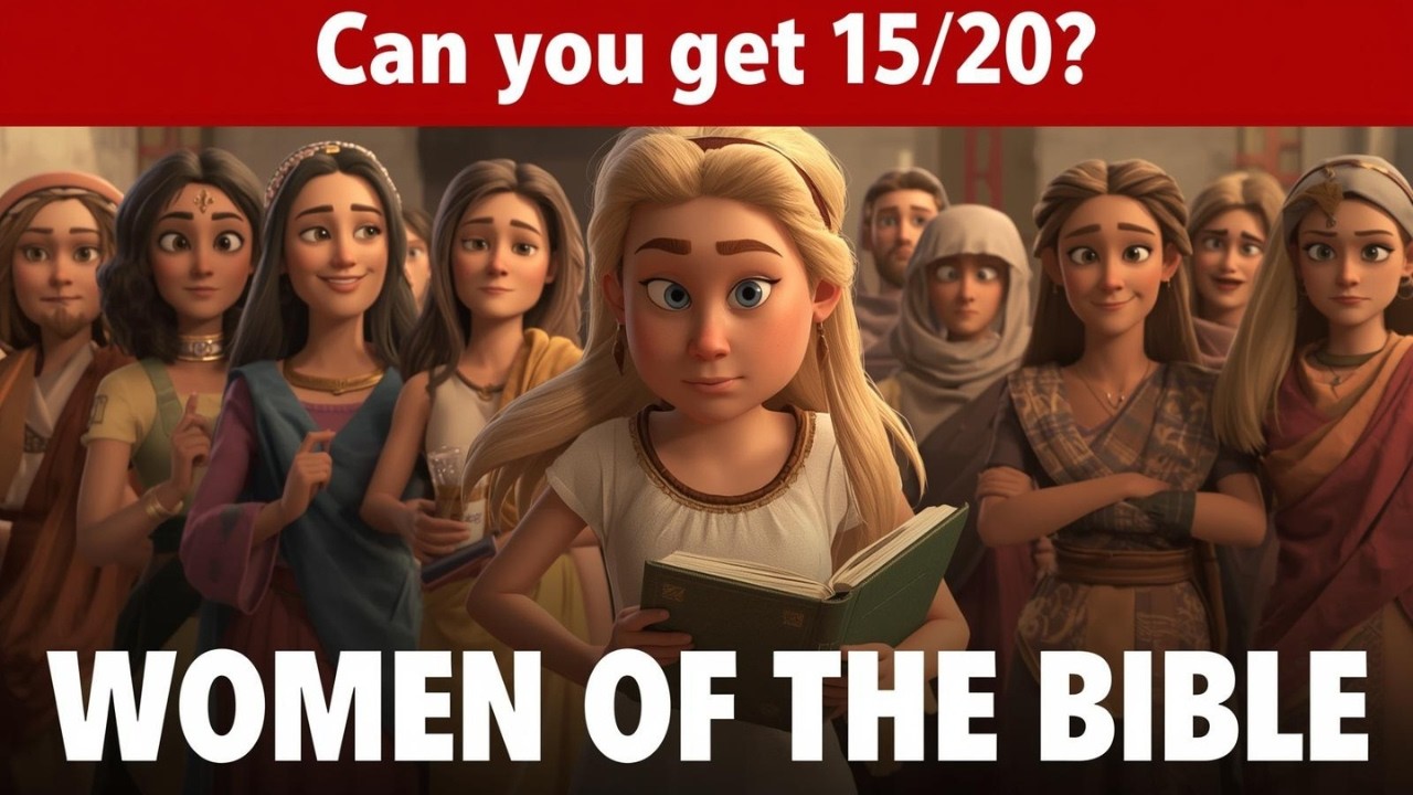 Can You Get 15/20? Women of the Bible Trivia Challenge ✝️ 20 Multiple Choice Questions