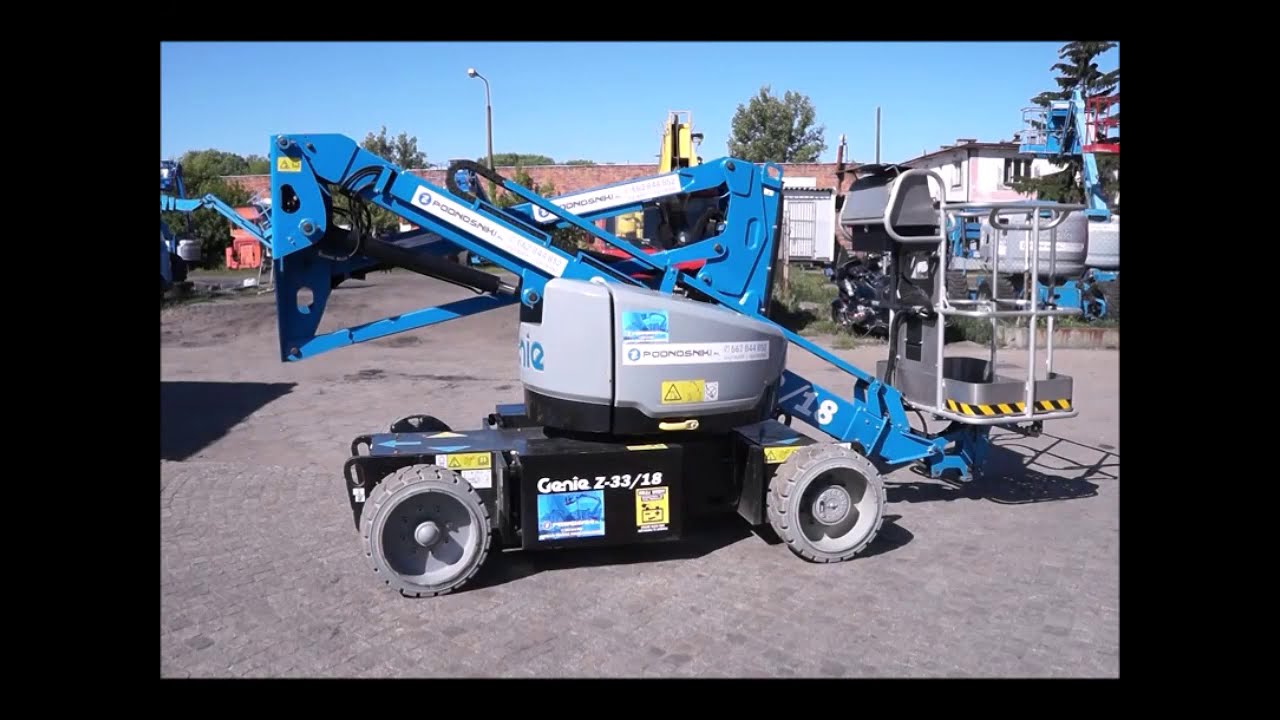 Podnośnik przegubowo-teleskopowy Genie Z-33/18 - o niezwykle niskiej wadze w swojej kategorii
