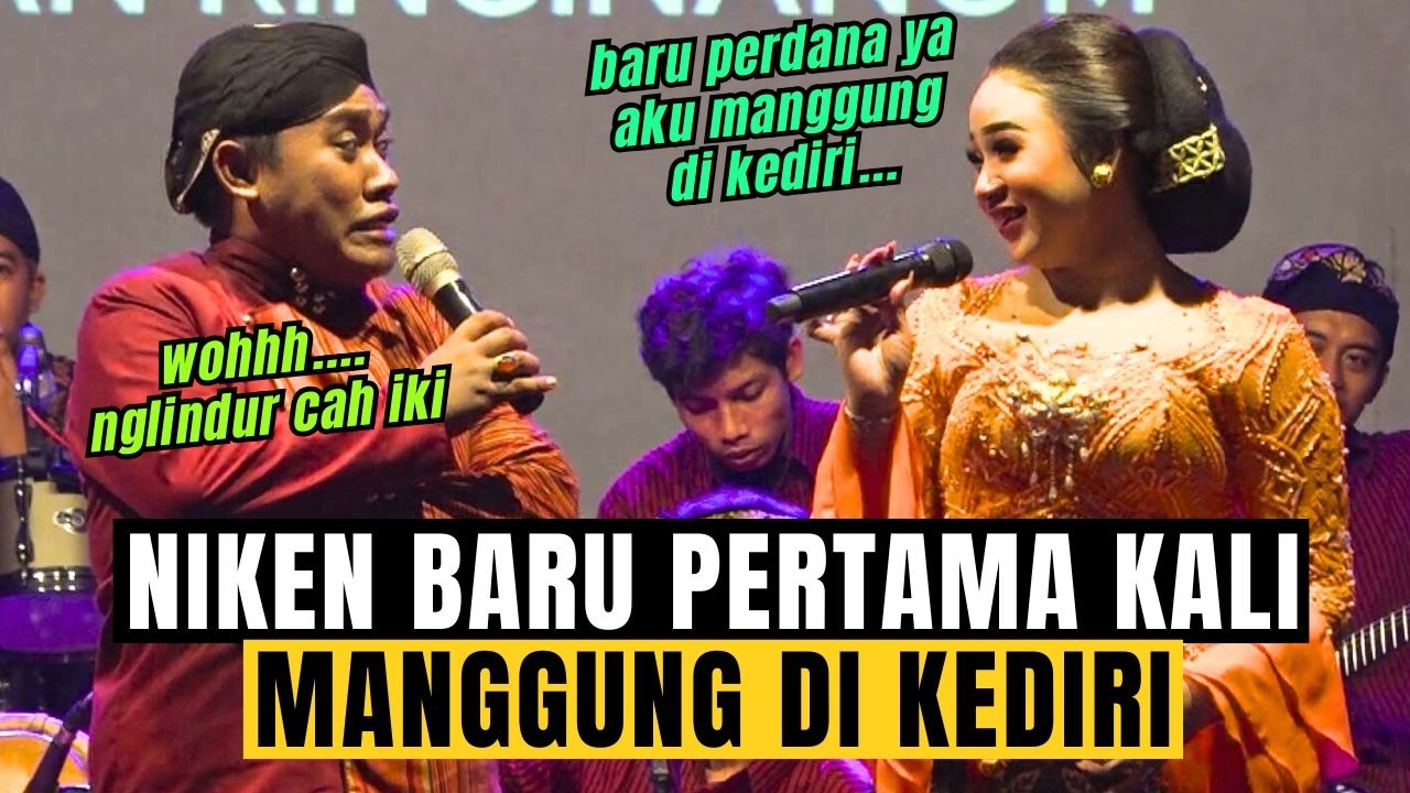 Efek Bangun Tidur !! Niken Salindry Baru Pertama Kali Manggung di Kediri Loh😂