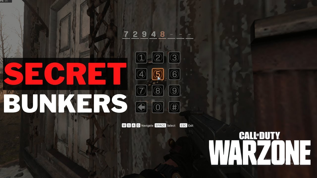 COD Warzone : How to Open The Secret Bunkers Access code Part 1 | 💪 طريقة فتح المخابئ السرية