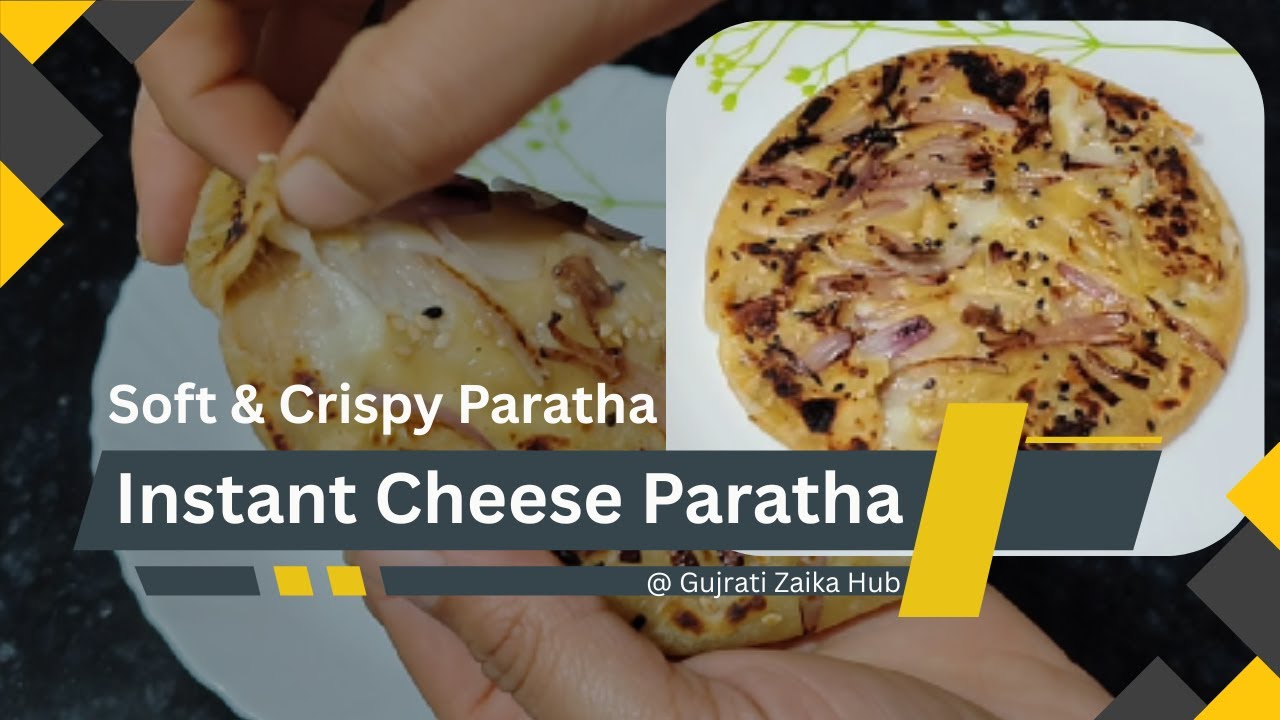 Instant Cheese Paratha Recipe | Kids Tiffin Box Special | 10 Min Lunch Box Idea