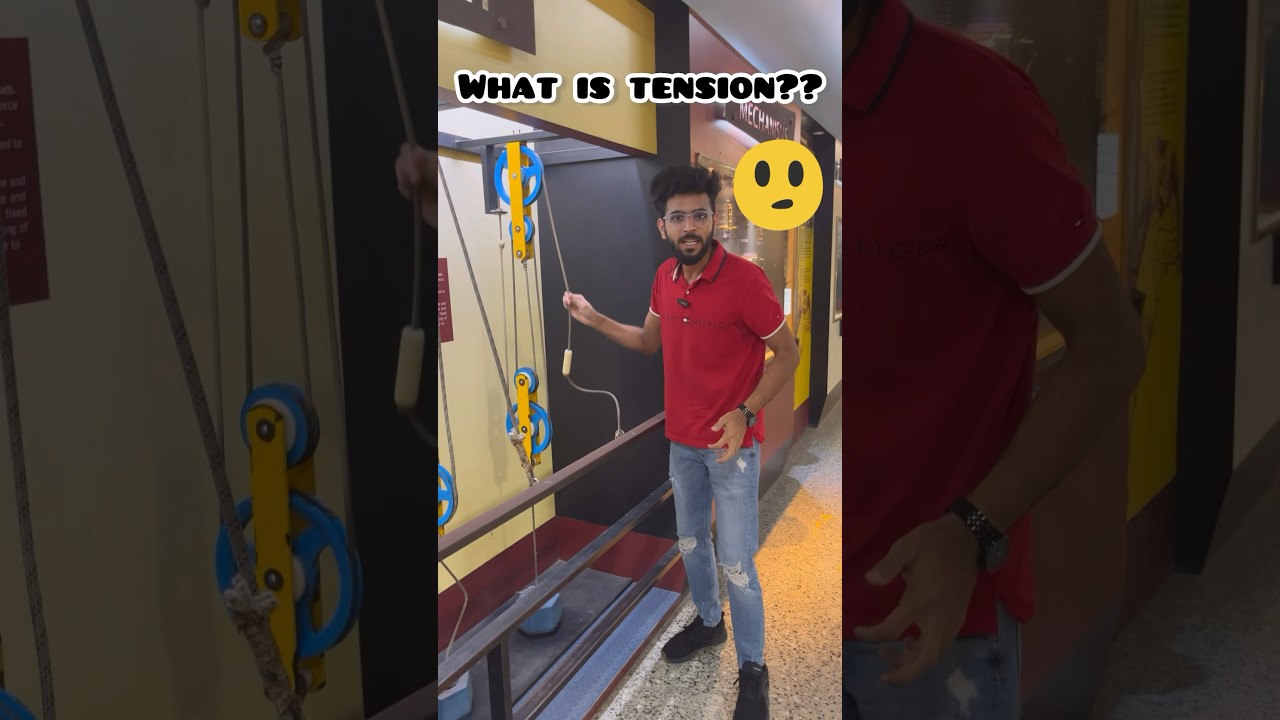Pulley ka magic 😳 ? #neet #nirmeet #cbse11th #sciencefun #pulley