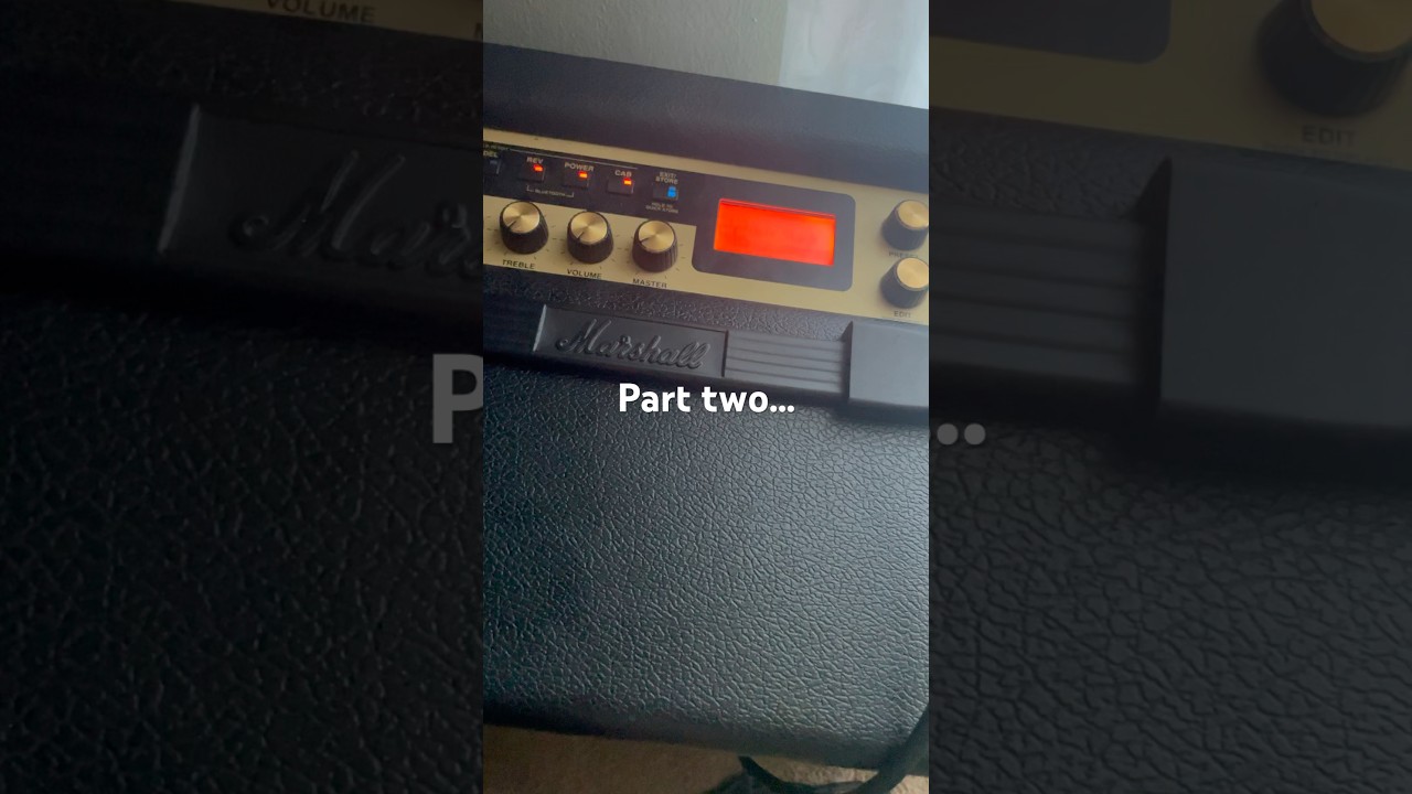Part two. Marshall Code 50 sound cut off