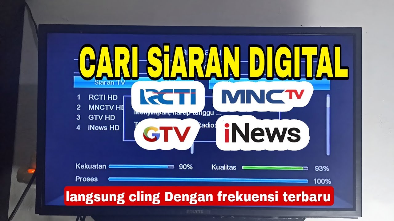 Cara mencari siaran RCTI yang Hilang Tidak ada sinyal dengan frekuensi terbaru 2026